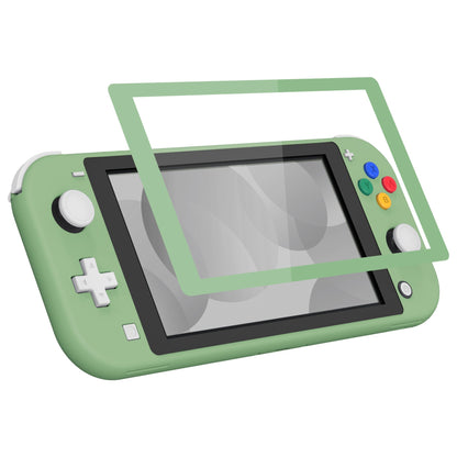 eXtremeRate Retail Matcha Green DIY Replacement Shell for Nintendo Switch Lite, NSL Handheld Controller Housing with Screen Protector, Custom Case Cover for Nintendo Switch Lite - DLP316