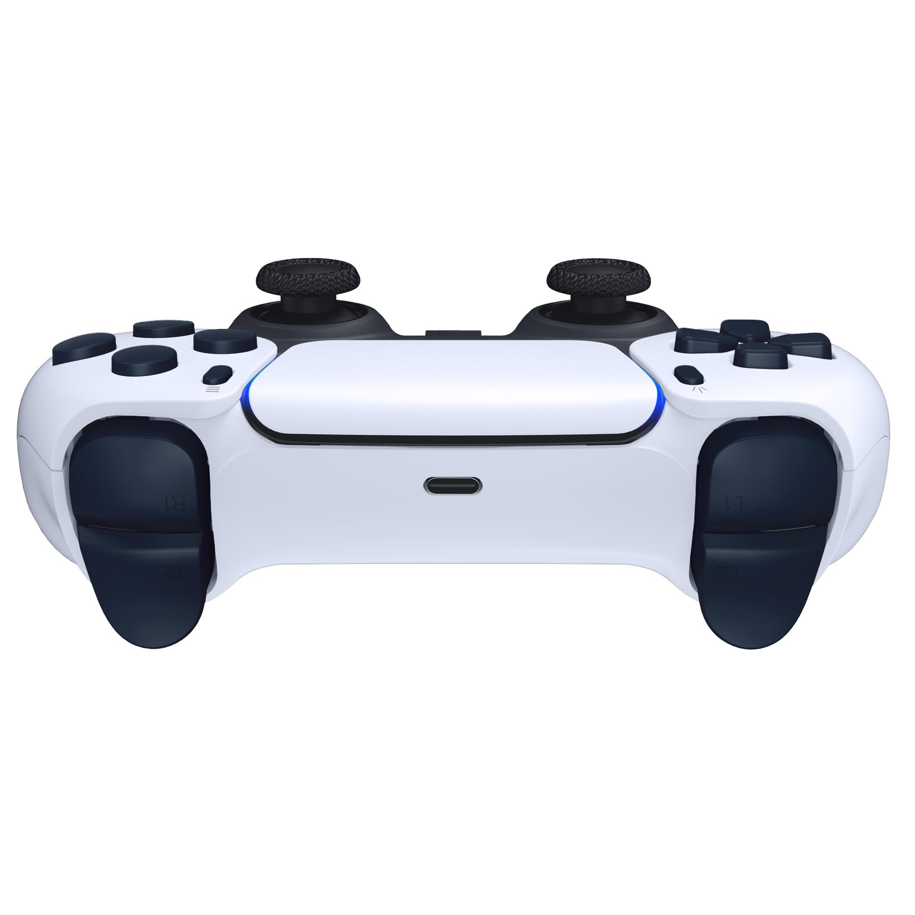 eXtremeRate Replacement Full Set Buttons Compatible with PS5 Controller BDM-030/040 - Midnight Blue eXtremeRate