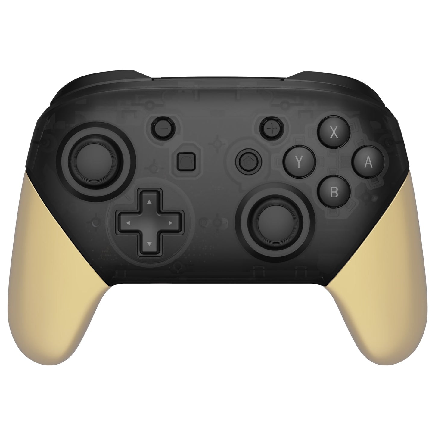 Replacement Handle Grips Shell for Nintendo Switch Pro Controller - Metallic Champagne Gold eXtremeRate