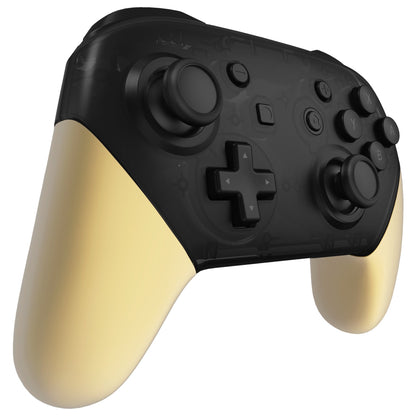 Replacement Handle Grips Shell for Nintendo Switch Pro Controller - Metallic Champagne Gold eXtremeRate