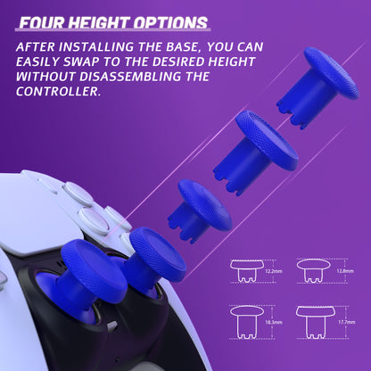eXtremeRate PS5 Edge&PS5&PS4コントローラー対応用ThumbsGear V3交換可能なエルゴノミックサムスティック【ブルー】