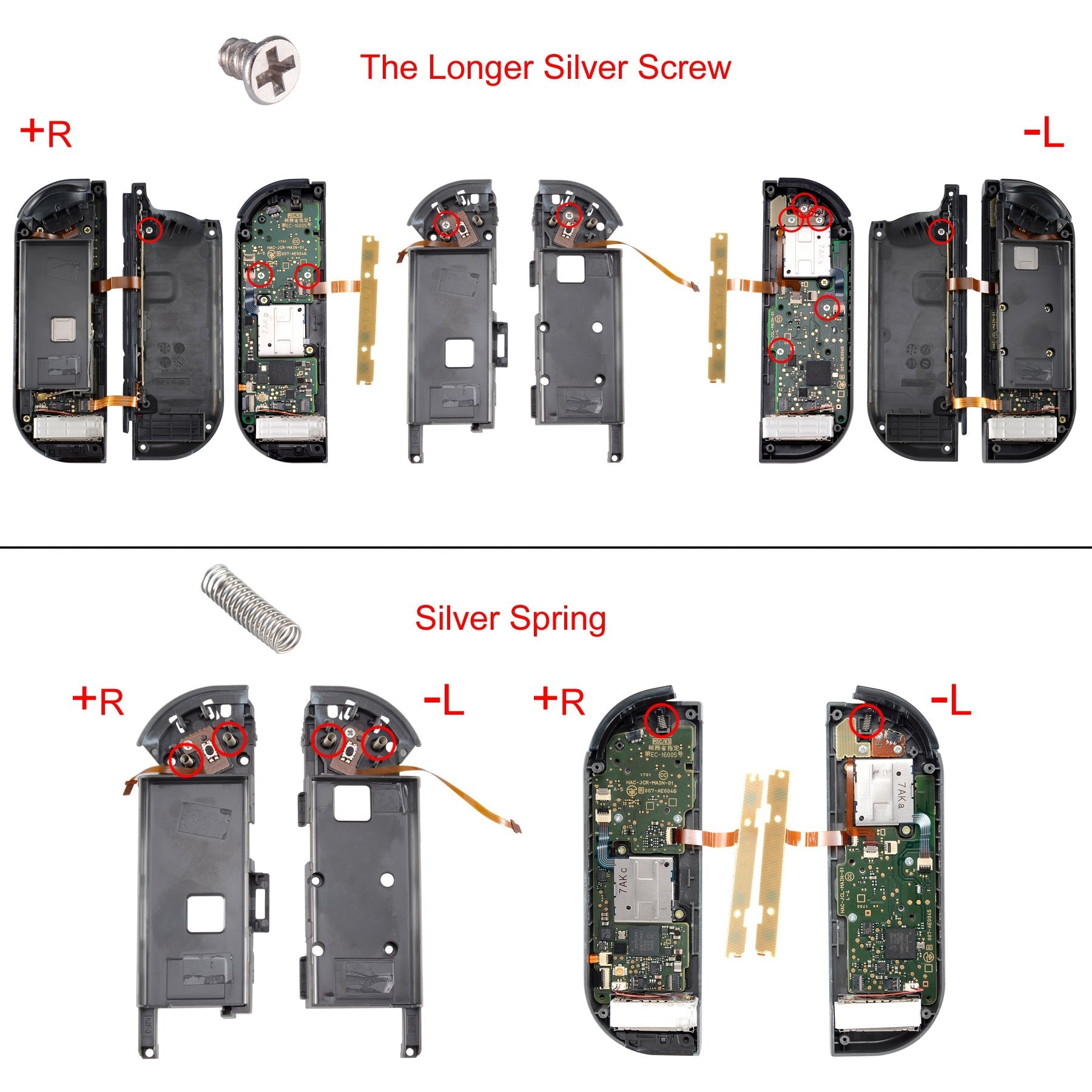 eXtremeRate Retail For Nintendo Switch Console Joy-Con Full Repair Tools Screwdriver Screw Tweezers-NSAR0033GC