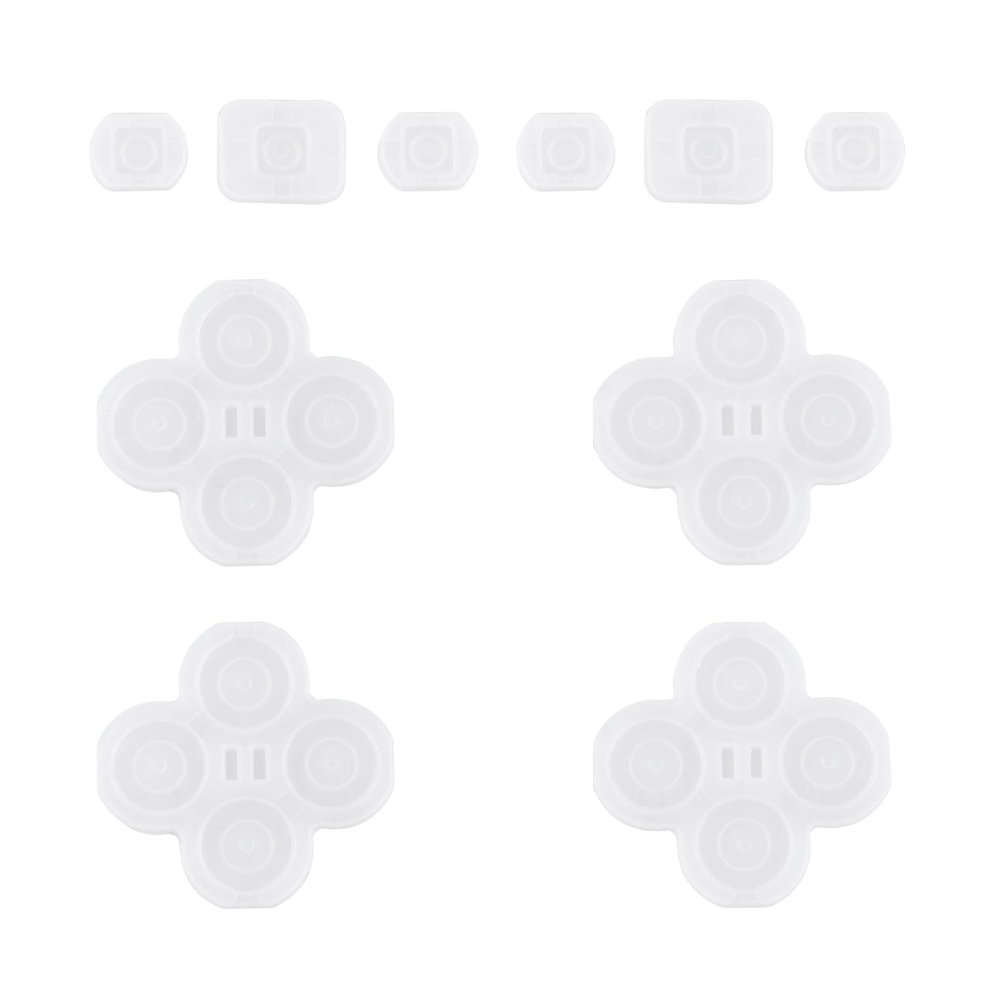 eXtremeRate ニンテンドースイッチのジョイコン対応DFS LEDキット用10個入り 交換用シリコンラバーボタンパッド