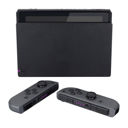 eXtremeRate Retail Pink Firefly LED Tuning Kit for NS Switch Joycons Dock NS Joycon SL SR Buttons Ribbon Flex Cable Indicate Power LED-Joycons Dock NOT Included - NSLED006