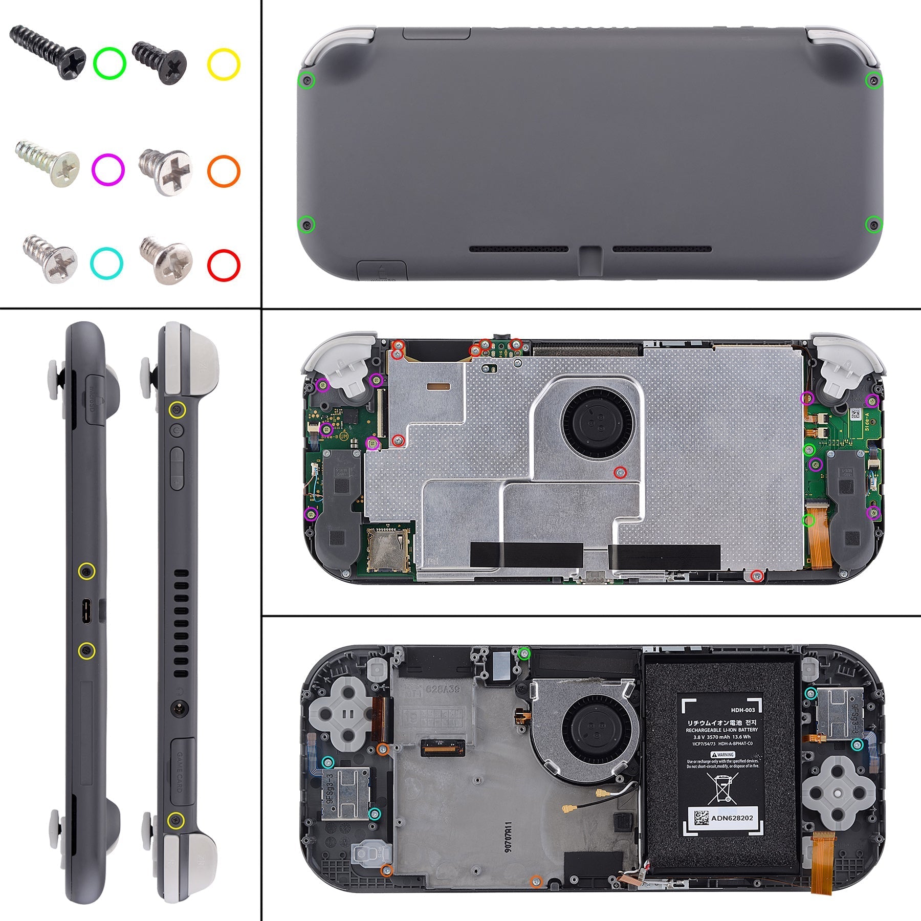 eXtremeRate Nintendo Switch Lite用交換フルセットシェル