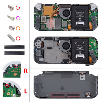 eXtremeRate Retail Classic SNES Style DIY Replacement Shell for Nintendo Switch Lite, NSL Handheld Controller Housing with Screen Protector, Custom Case Cover for Nintendo Switch Lite - DLT138