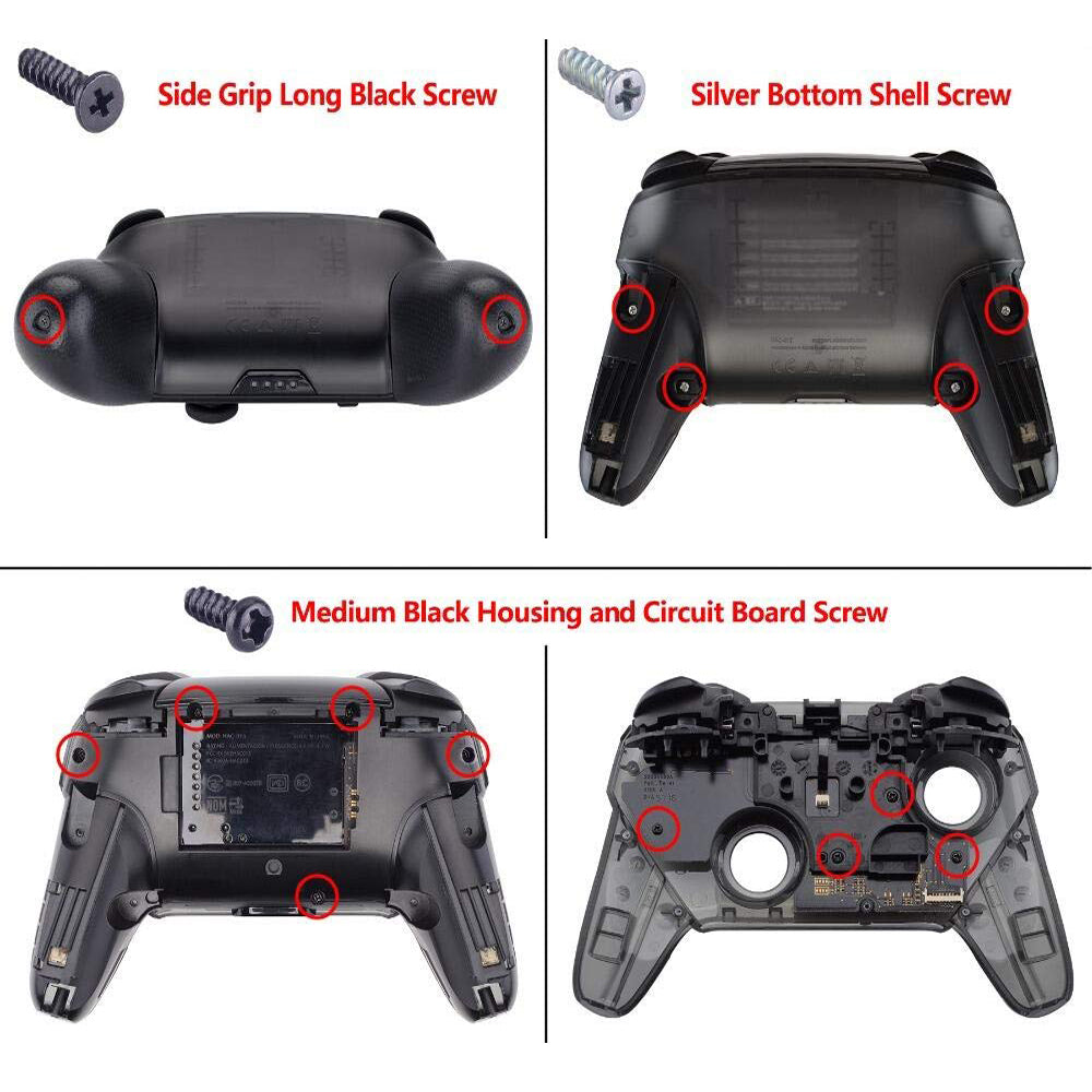 eXtremeRate Retail The Great Wave Patterned Soft Touch Faceplate and Backplate Replacement Shell Housing Case for NS Switch Pro Controller- Controller NOT Included - MRT105