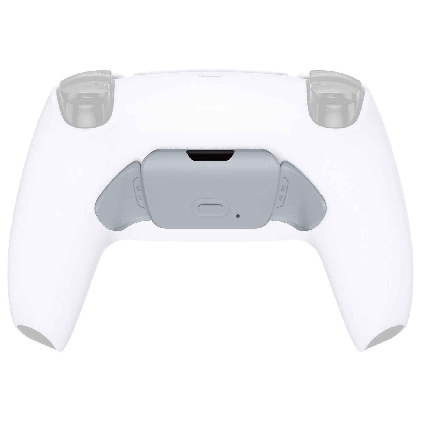 eXtremeRate Retail New Hope Gray Replacement Redesigned K1 K2 Back Button Housing Shell for ps5 Controller eXtremerate RISE Remap Kit - Controller & RISE Remap Board NOT Included - WPFM5011