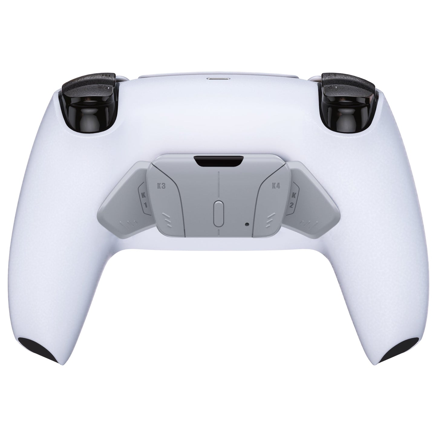 eXtremeRate Retail New Hope Gray Replacement Redesigned K1 K2 K3 K4 Back Buttons Housing Shell for PS5 Controller RISE4 Remap Kit - Controller & RISE4 Remap Board NOT Included - VPFM5010