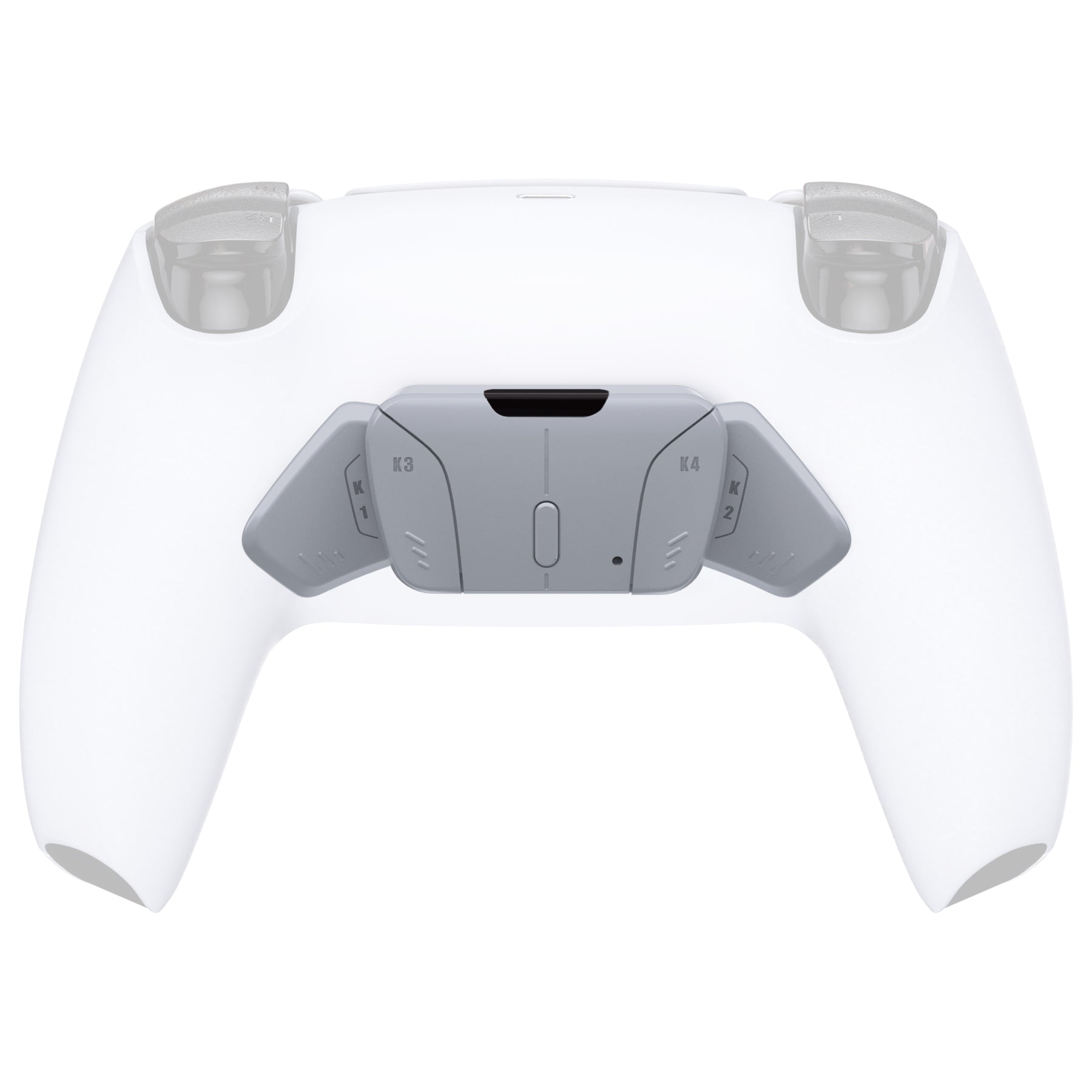 eXtremeRate Retail New Hope Gray Replacement Redesigned K1 K2 K3 K4 Back Buttons Housing Shell for PS5 Controller RISE4 Remap Kit - Controller & RISE4 Remap Board NOT Included - VPFM5010