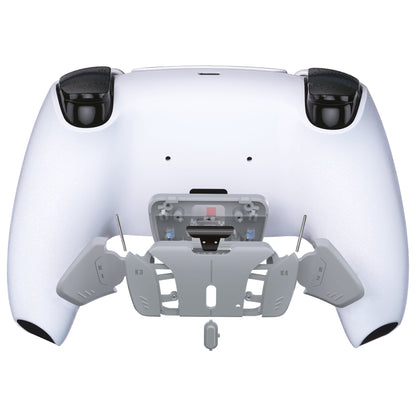 eXtremeRate Retail New Hope Gray Replacement Redesigned K1 K2 K3 K4 Back Buttons Housing Shell for PS5 Controller RISE4 Remap Kit - Controller & RISE4 Remap Board NOT Included - VPFM5010