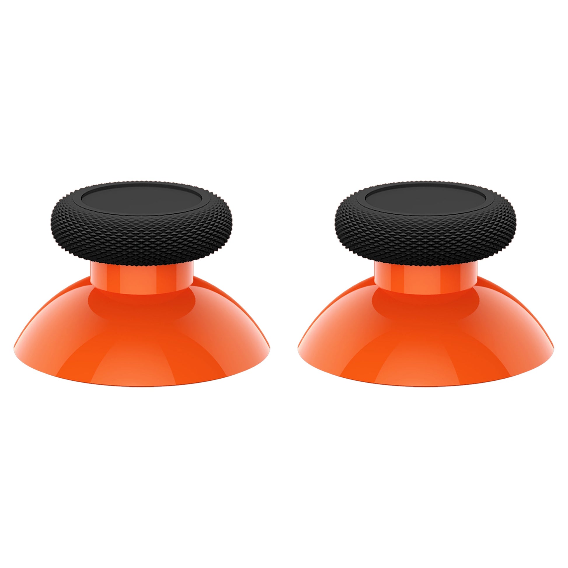 eXtremeRate Retail Orange & Black Replacement Thumbsticks for Xbox Series X/S Controller, for Xbox One Standard Controller Analog Stick, Custom Joystick for Xbox One X/S, for Xbox One Elite Controller - JX3432