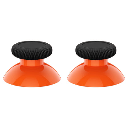 eXtremeRate Retail Orange & Black Replacement Thumbsticks for Xbox Series X/S Controller, for Xbox One Standard Controller Analog Stick, Custom Joystick for Xbox One X/S, for Xbox One Elite Controller - JX3432