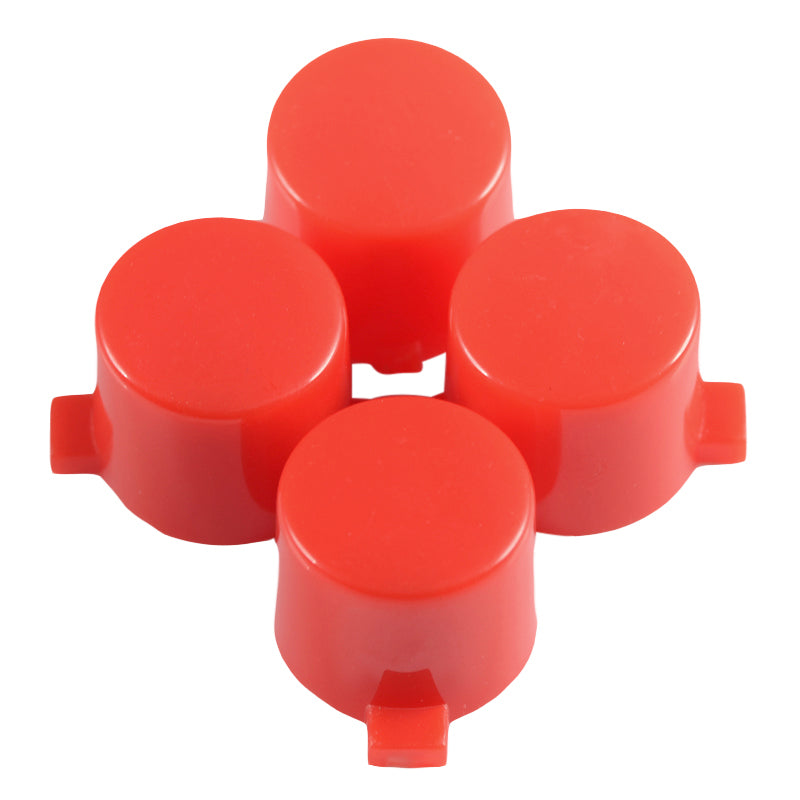 eXtremeRate Retail Solid Red Action Buttons Repair for ps4 Controller -P4J0201