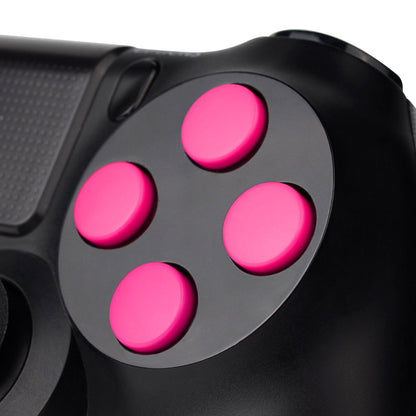 eXtremeRate Retail Solid Pink Action Buttons Repair for ps4 Controller -P4J0205