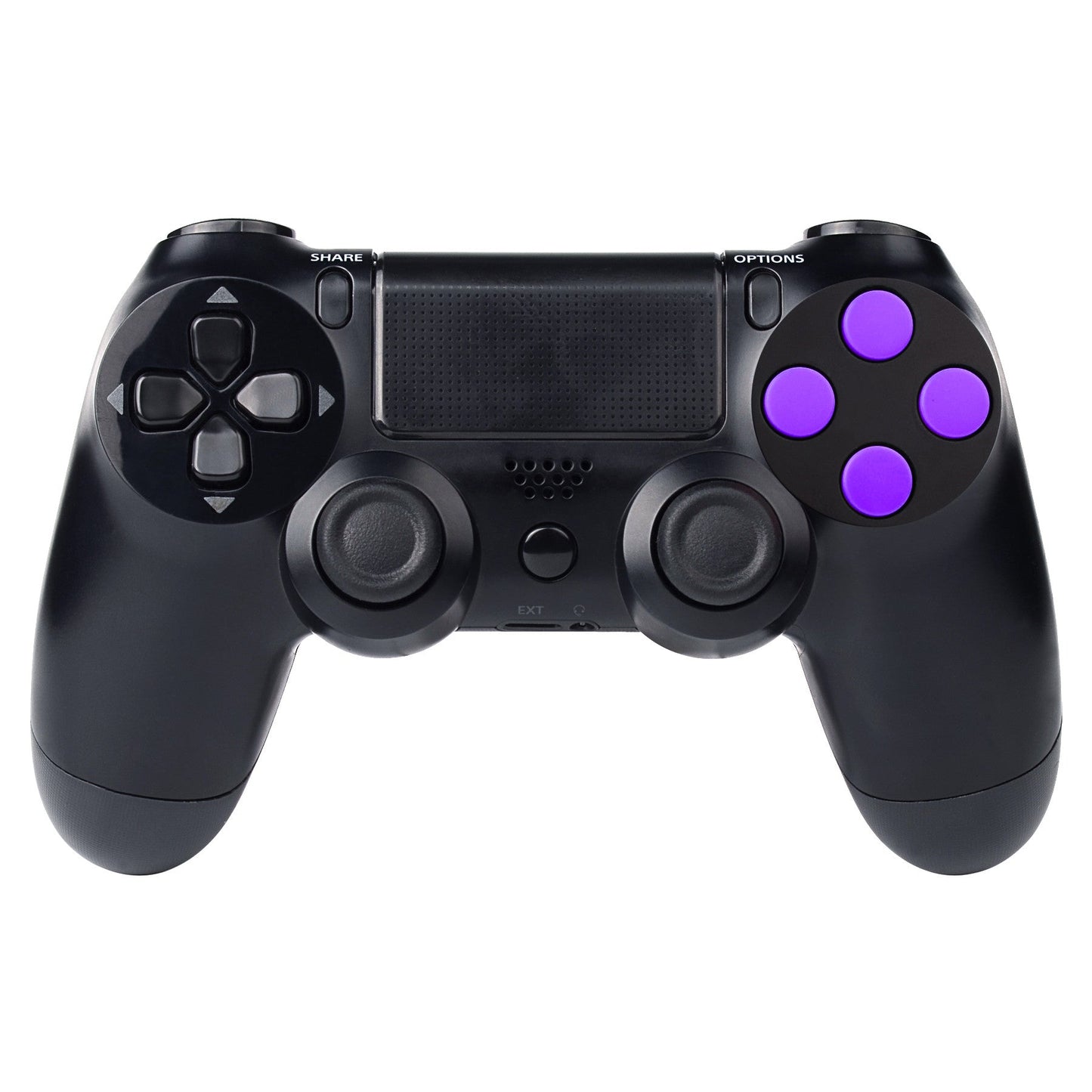 eXtremeRate Retail Solid Purple Action Buttons Repair for ps4 Controller -P4J0206