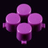 eXtremeRate Retail Solid Purple Action Buttons Repair for ps4 Controller -P4J0206