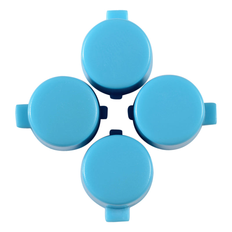 eXtremeRate Retail Solid Light Blue Action Buttons Repair for ps4 Controller -P4J0208