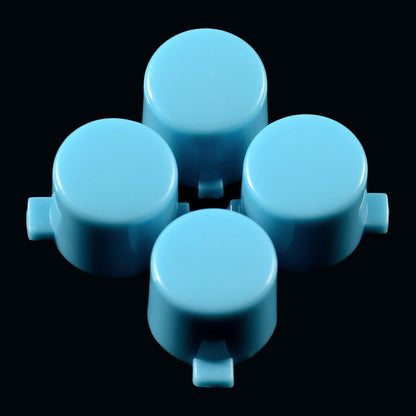 eXtremeRate Retail Solid Light Blue Action Buttons Repair for ps4 Controller -P4J0208