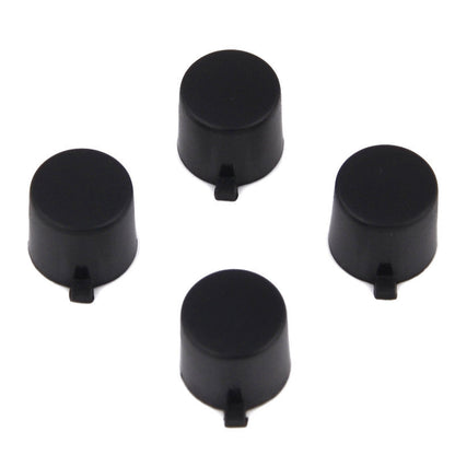 eXtremeRate Retail Solid Black Action Buttons Repair for ps4 Controller -P4J0209