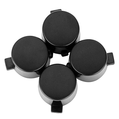 eXtremeRate Retail Solid Black Action Buttons Repair for ps4 Controller -P4J0209