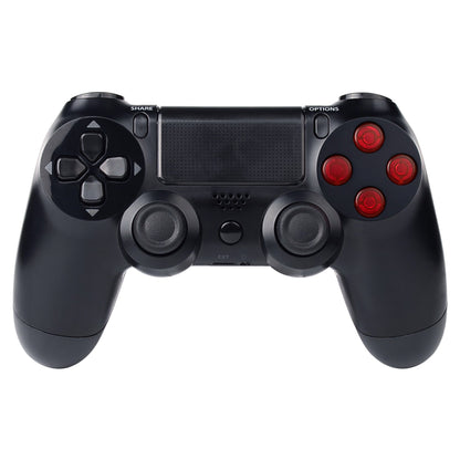 eXtremeRate Retail Transparent Red Action Buttons Repair for ps4 Controller-P4J0211