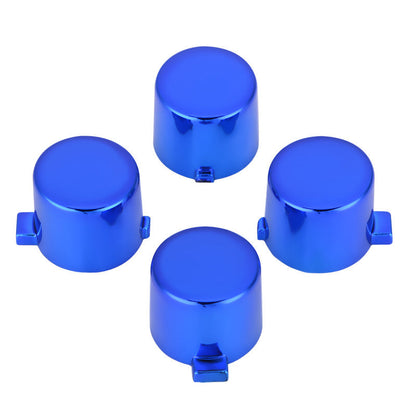 eXtremeRate Retail Chrome Blue Action Buttons Repair for ps4 Controller-P4J0220