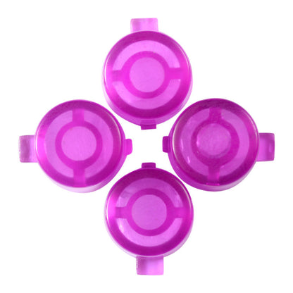 eXtremeRate Retail Customized Action Buttons Custom Kits for ps4 Controller Transparent Purple-P4J0236