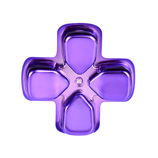 eXtremeRate Retail Chrome Purple Dpad Direction Pad Buttons for ps4 Controller - P4J0505