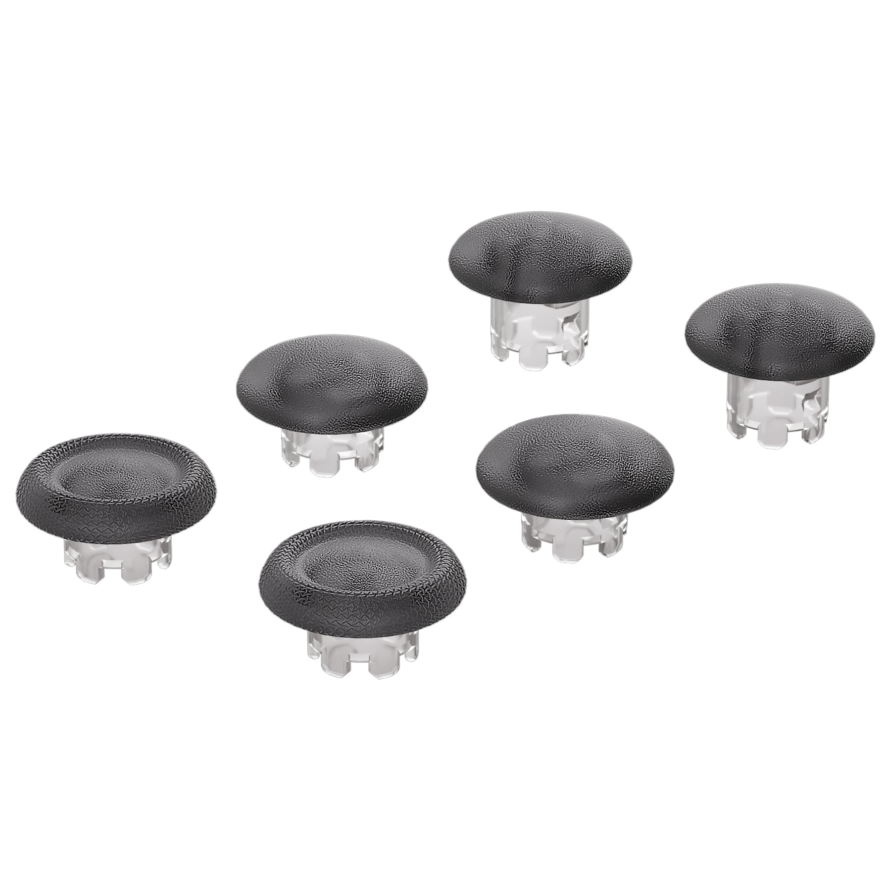 eXtremeRate Replacement Swappable Thumbsticks for PS5 Edge Controller - Clear Black eXtremeRate