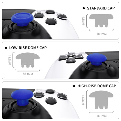 eXtremeRate Retail Blue Replacement Swappable Thumbsticks for PS5 Edge Controller, Custom Interchangeable Analog Stick Joystick Caps for PS5 Edge Controller - Controller & Thumbsticks Base NOT Included - P5J106