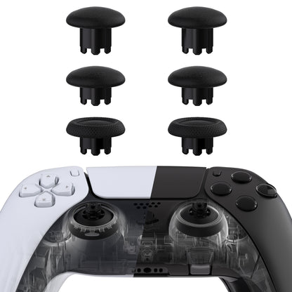 eXtremeRate PS5&PS5 Edge&PS4全モデルコントローラー対応EDGEスティック交換用サムスティック【ブラック】