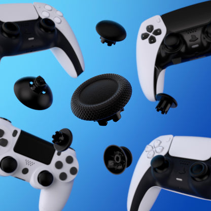 eXtremeRate PS5&PS5 Edge&PS4全モデルコントローラー対応EDGEスティック交換用サムスティック【ブラック】