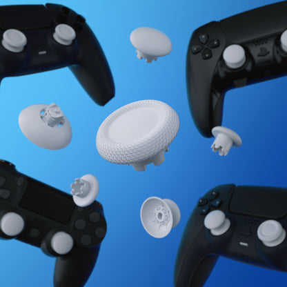 eXtremeRate EDGE Stick Replacement Thumbstick for PS5 & PS4 Controllers (Gray-White)