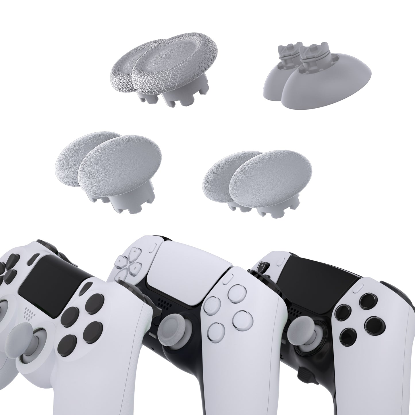 eXtremeRate EDGE Replacement Thumbstick for PS5 & PS4 Controllers (New Hope Gray)