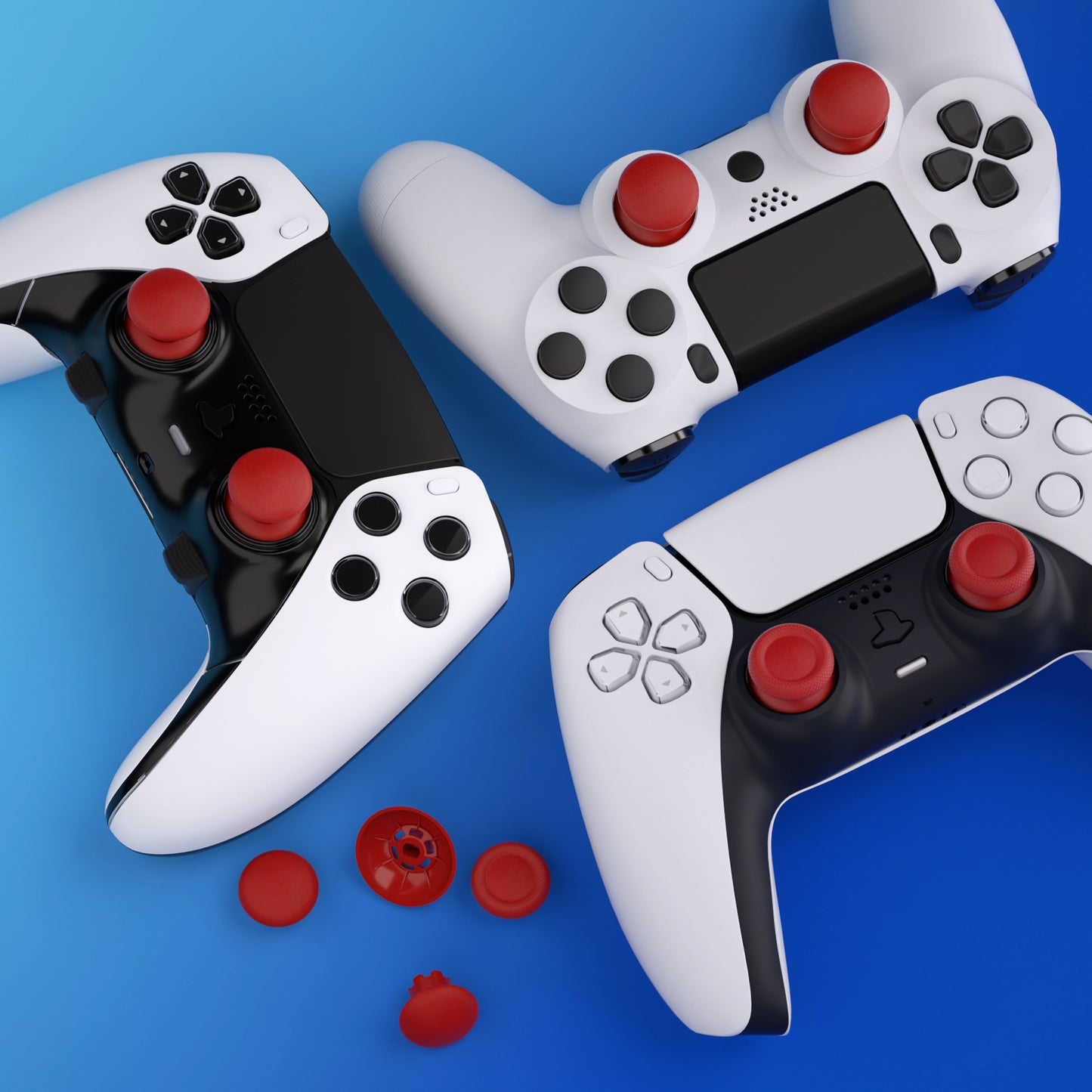 eXtremeRate EDGE Replacement Thumbstick for PS5 & PS4 Controllers (Carmine Red)
