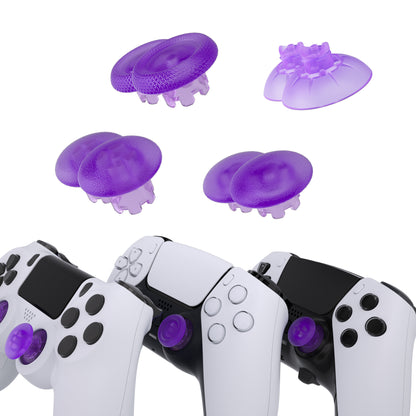 eXtremeRate EDGE Replacement Thumbstick for PS5 & PS4 Controllers (Clear Purple)