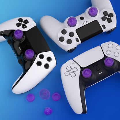 eXtremeRate EDGE Replacement Thumbstick for PS5 & PS4 Controllers (Clear Purple)