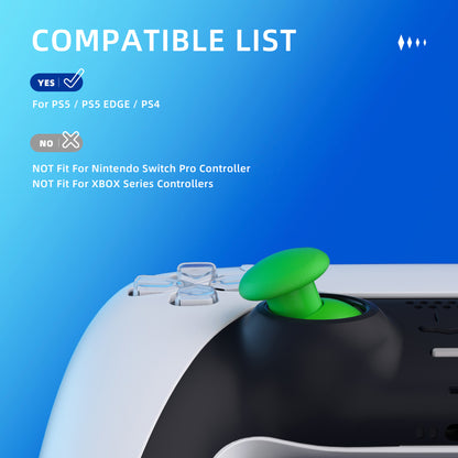 eXtremeRate EDGE Stick Replacement Thumbstick for PS5 & PS4 Controllers (Green)