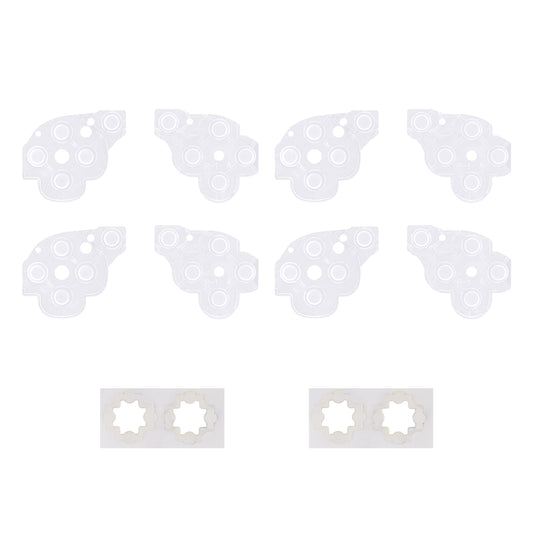 eXtremeRate Steam Deck LCD & OLED対応フェイスクリックキット用8個入り 交換用シリコンラバー ABXY＆D-Pad ボタンパッド