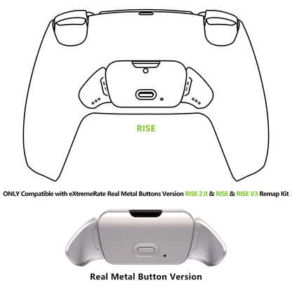 eXtremeRate リアルメタルボタン (RMB) バージョンRise 2.0 & RISE & RISE V3リマップキット用交換リマップボード（PS5コントローラー対応用）