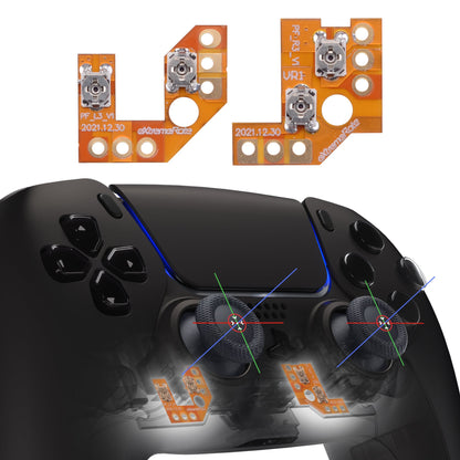 eXtremeRate Retail Drifix Thumbsticks Drift Fix Repair Kit for PS5 Controller BDM-010 & BDM-020, Custom Analog Stick Joystick Regulator Circuit Board for PS5 Controller - PFMD007