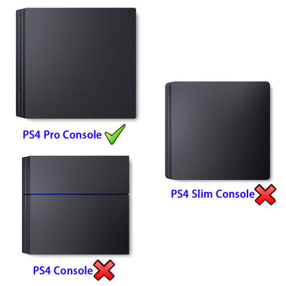 eXtremeRate Retail Personalized Gray Waterproof Dust Proof Cover Sleeve for ps4 Pro Console -JYP4O0008GC