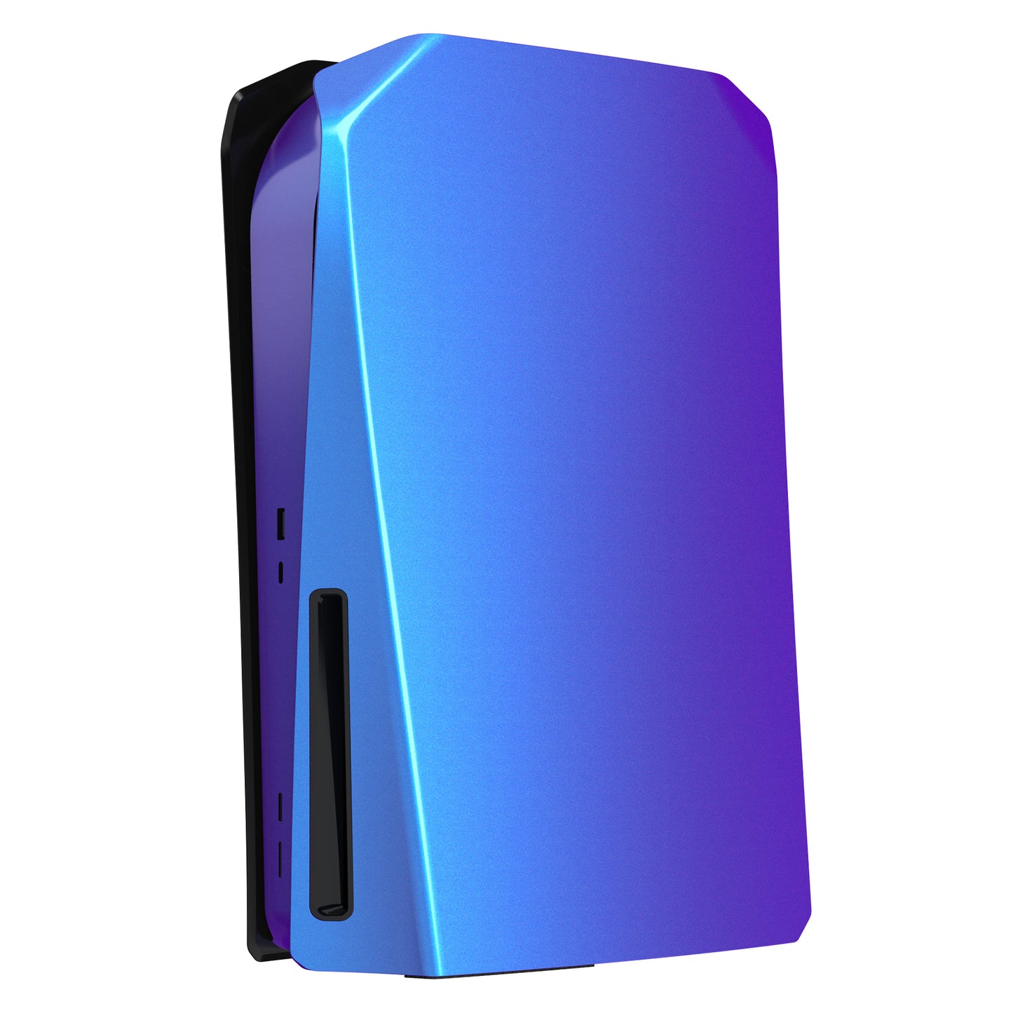 eXtremeRate eXcover PS5ディスク版本体用交換ケース 【カメレオンパープルブルー】
