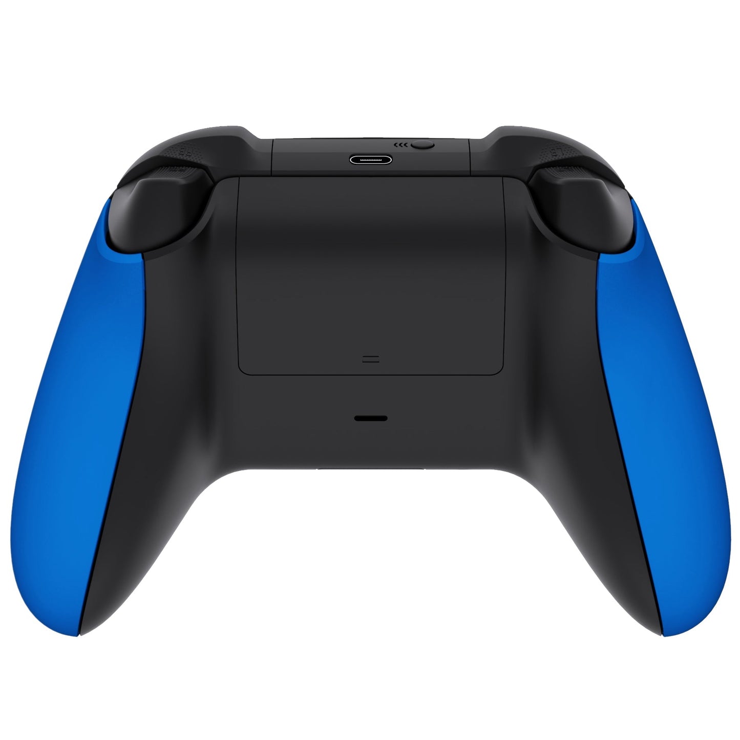 eXtremeRate Retail Blue Soft Touch Grip Back Panels, Comfortable Non-Slip Side Rails Handles, Game Improvement Replacement Parts for Xbox Series S / X Controller - Controller NOT Included - PX3P305