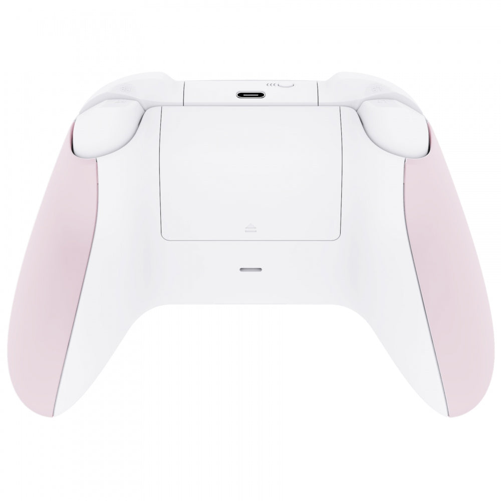 eXtremeRate Retail Cherry Blossoms Pink Touch Grip Back Panels, Comfortable Non-Slip Side Rails Handles, Game Improvement Replacement Parts for Xbox Series S / X Controller - Controller NOT Included - PX3P312