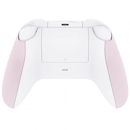 eXtremeRate Retail Cherry Blossoms Pink Touch Grip Back Panels, Comfortable Non-Slip Side Rails Handles, Game Improvement Replacement Parts for Xbox Series S / X Controller - Controller NOT Included - PX3P312