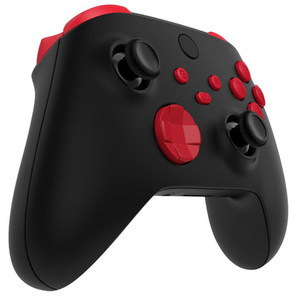 eXtremeRate Retail Passion Red Replacement Buttons for Xbox Series S & Xbox Series X Controller, LB RB LT RT Bumpers Triggers D-pad ABXY Start Back Sync Share Keys for Xbox Series X/S Controller - JX3116