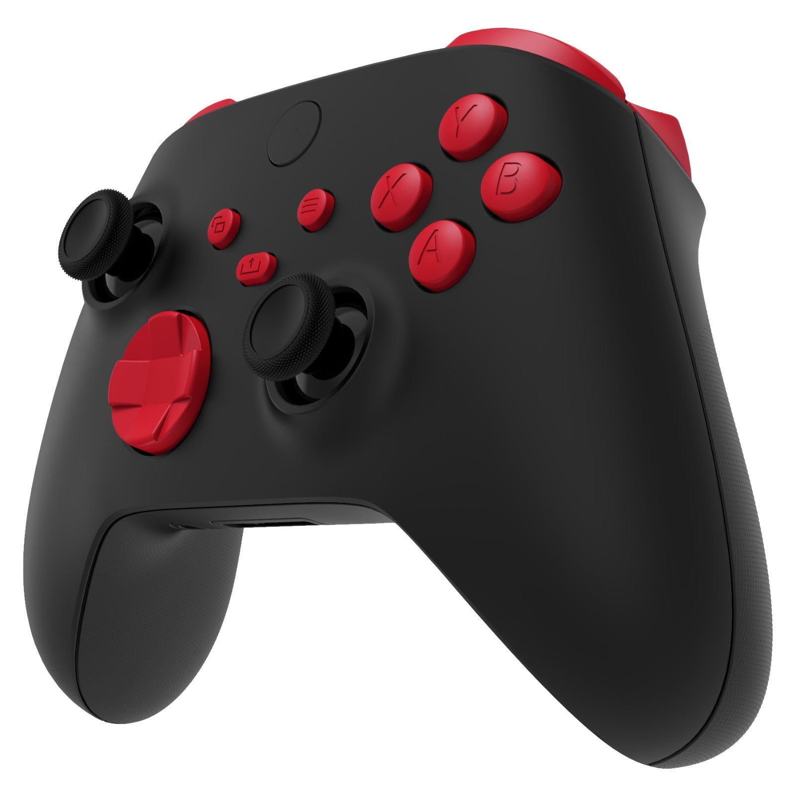 eXtremeRate Retail Passion Red Replacement Buttons for Xbox Series S & Xbox Series X Controller, LB RB LT RT Bumpers Triggers D-pad ABXY Start Back Sync Share Keys for Xbox Series X/S Controller - JX3116