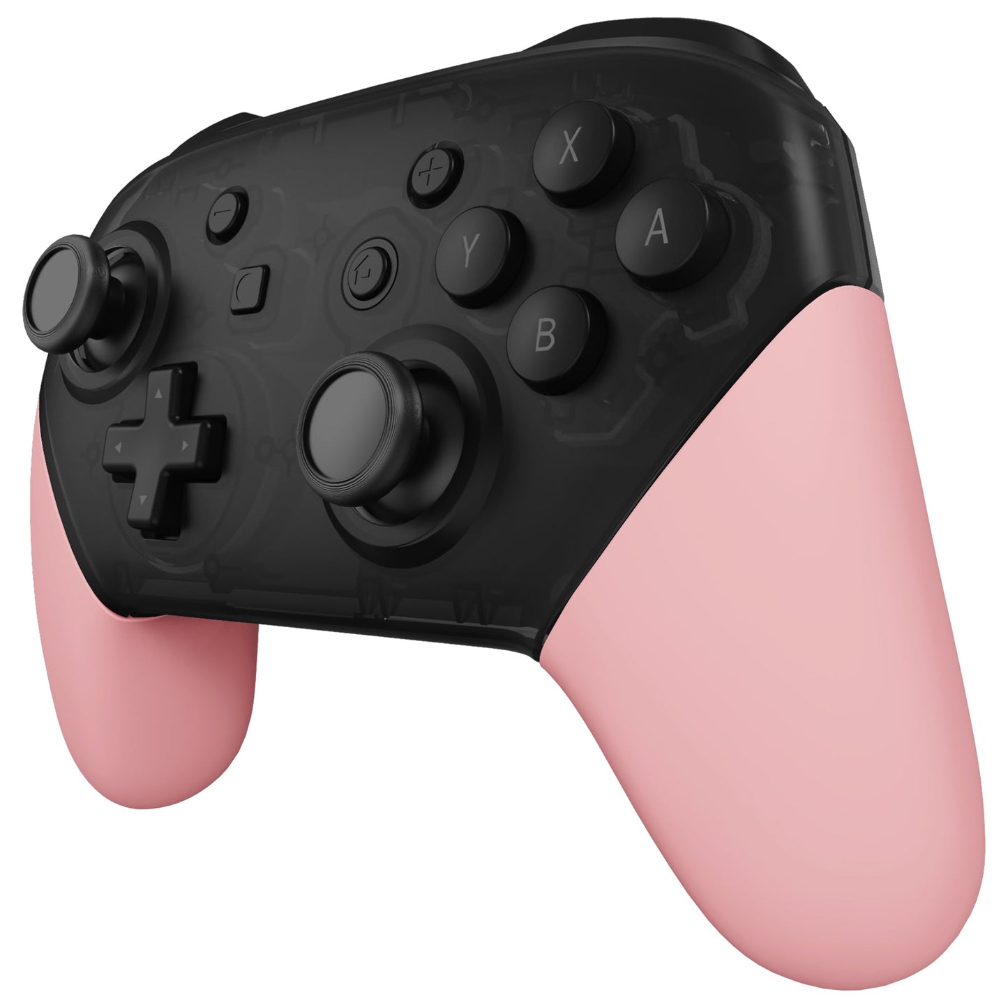 Replacement Handle Grips Shell for Nintendo Switch Pro Controller - Puffy Pink eXtremeRate